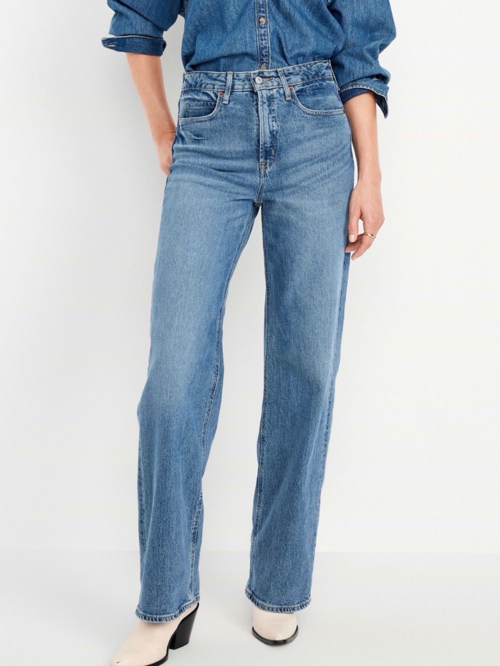 Extra High Rise - Ski-Hi - Wide Leg Jeans